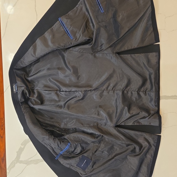 Tommy Hilfiger 100% Cashmere Single Breasted Sports Coat Blazer Black 44R - Picture 7 of 11